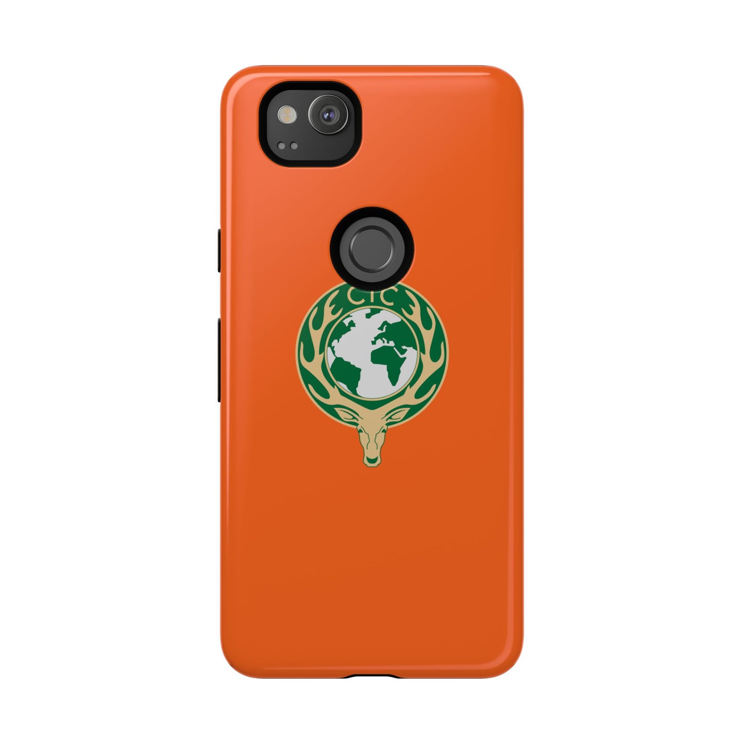Tough Cases for Adventurers, Eco-Friendly Phone Case, Nature Enthusiast Gift, Vibrant Orange Case, Perfect for Everyday Use