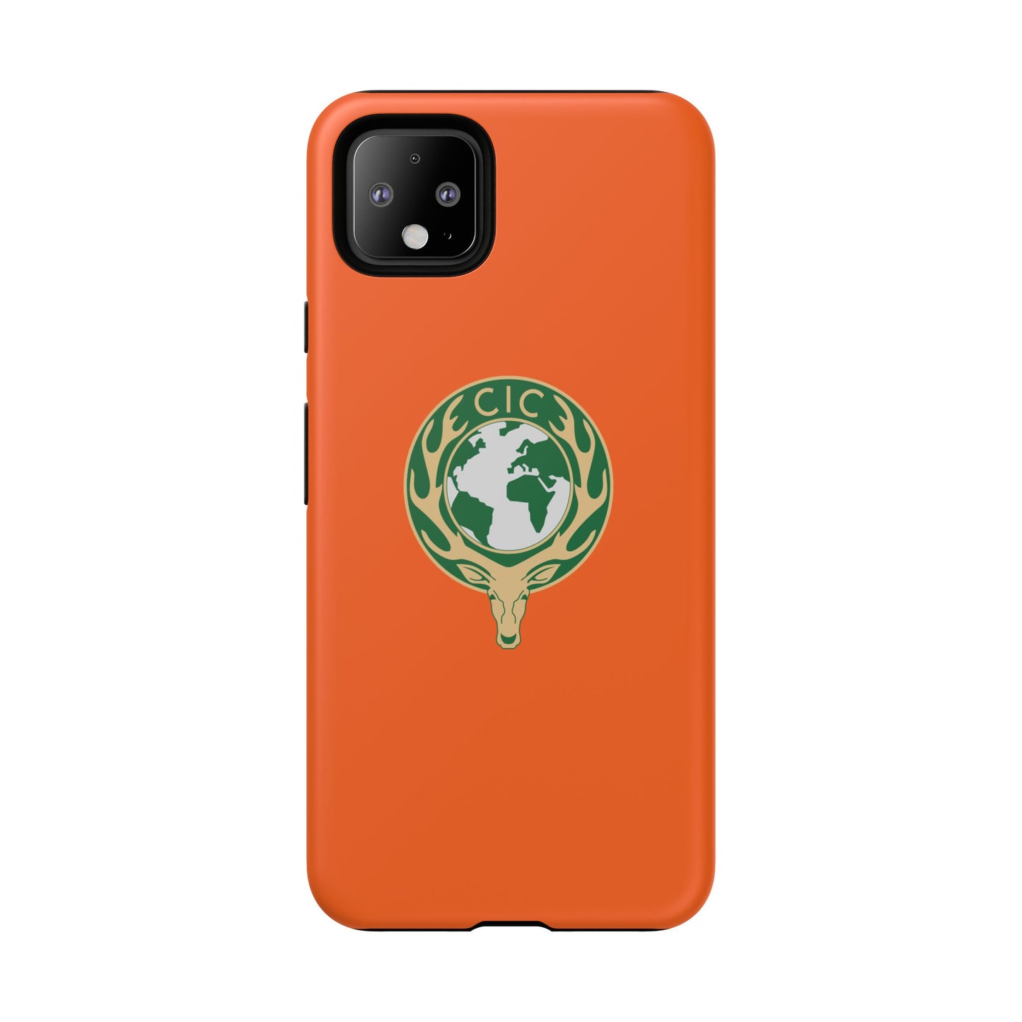 Tough Cases for Adventurers, Eco-Friendly Phone Case, Nature Enthusiast Gift, Vibrant Orange Case, Perfect for Everyday Use