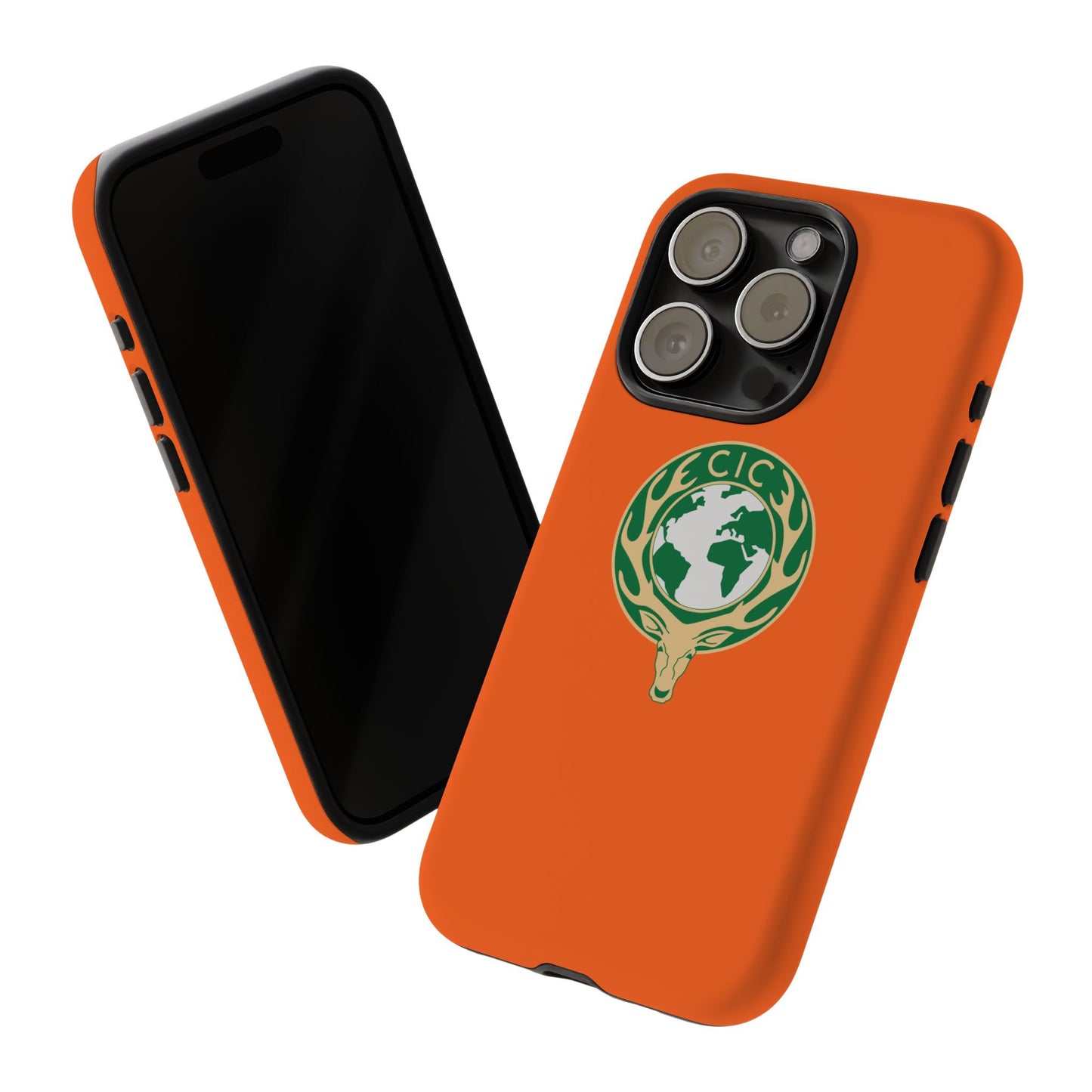 Tough Cases for Adventurers, Eco-Friendly Phone Case, Nature Enthusiast Gift, Vibrant Orange Case, Perfect for Everyday Use
