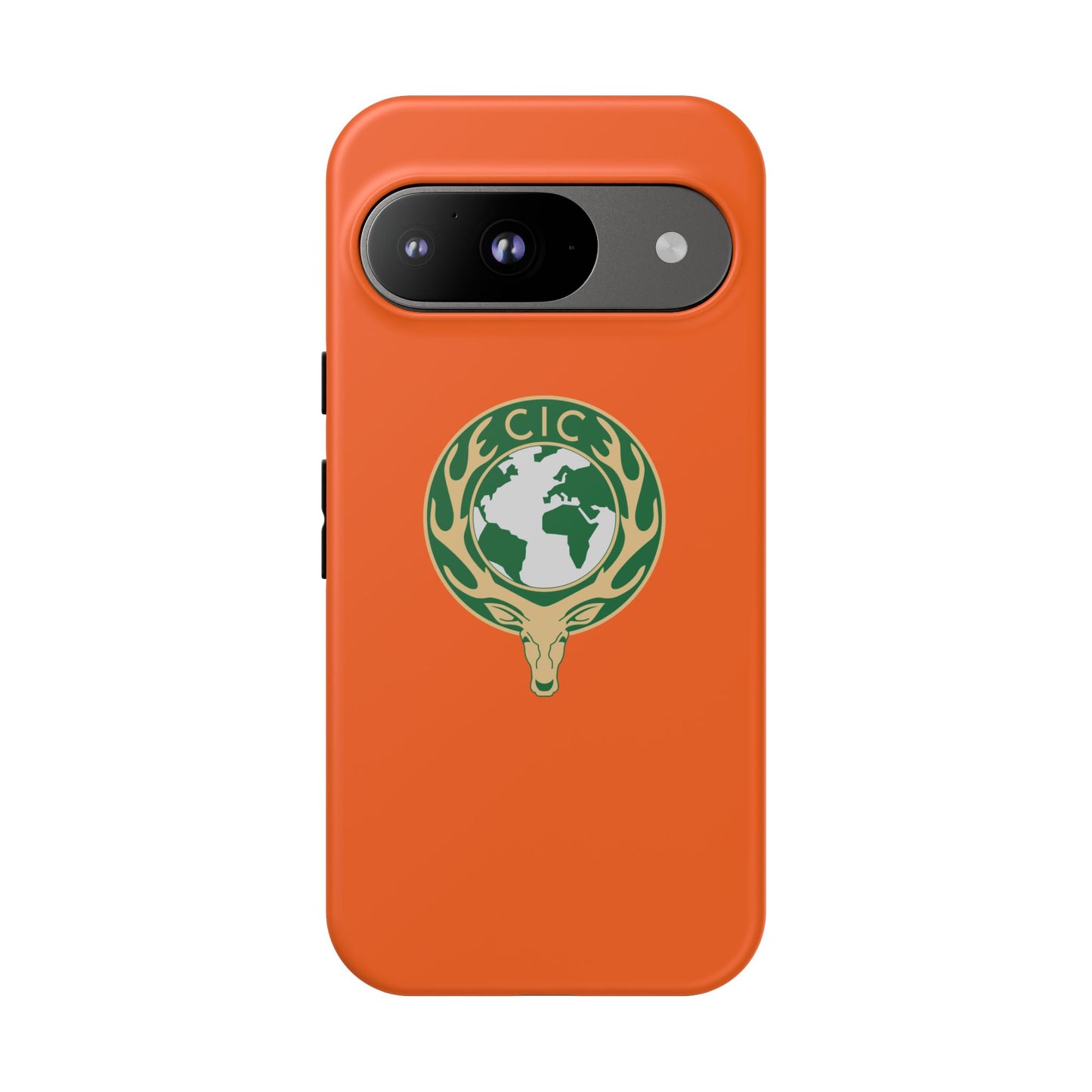Tough Cases for Adventurers, Eco-Friendly Phone Case, Nature Enthusiast Gift, Vibrant Orange Case, Perfect for Everyday Use