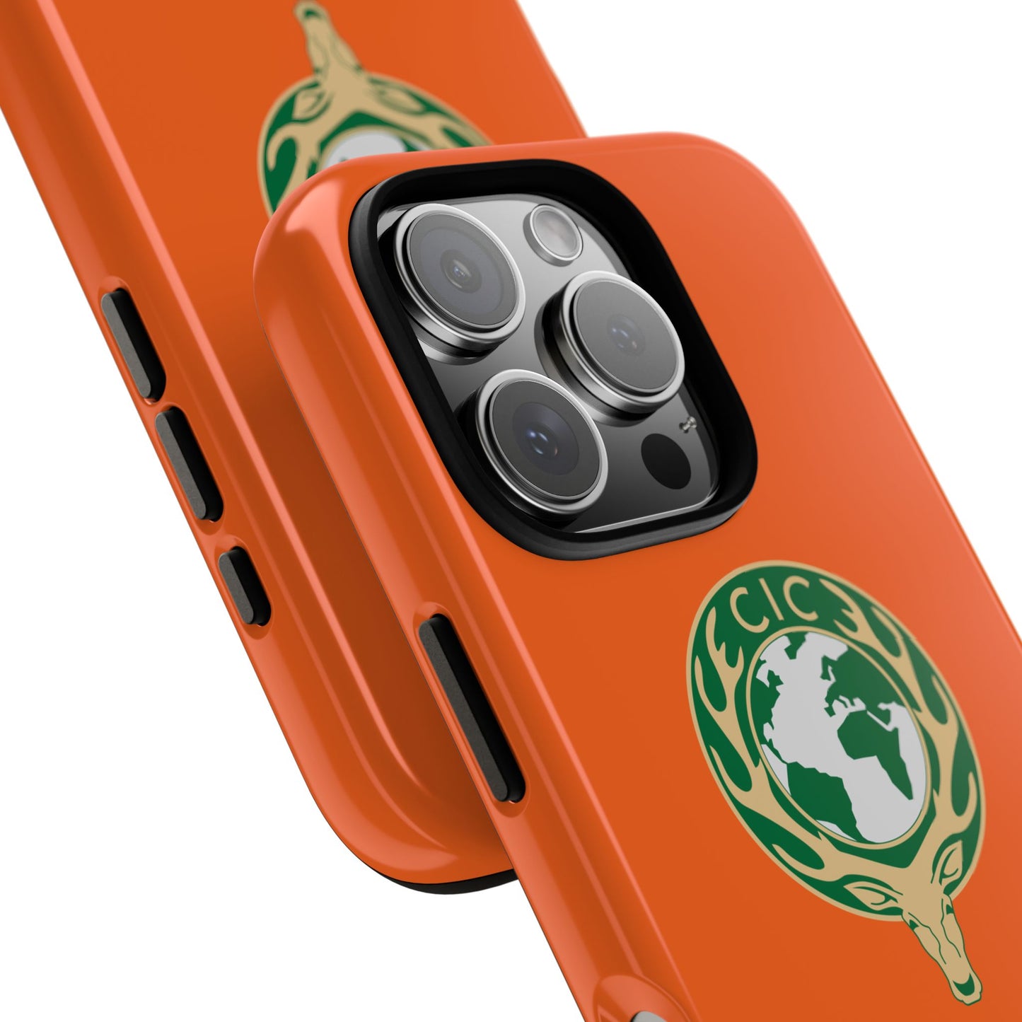 Tough Cases for Adventurers, Eco-Friendly Phone Case, Nature Enthusiast Gift, Vibrant Orange Case, Perfect for Everyday Use