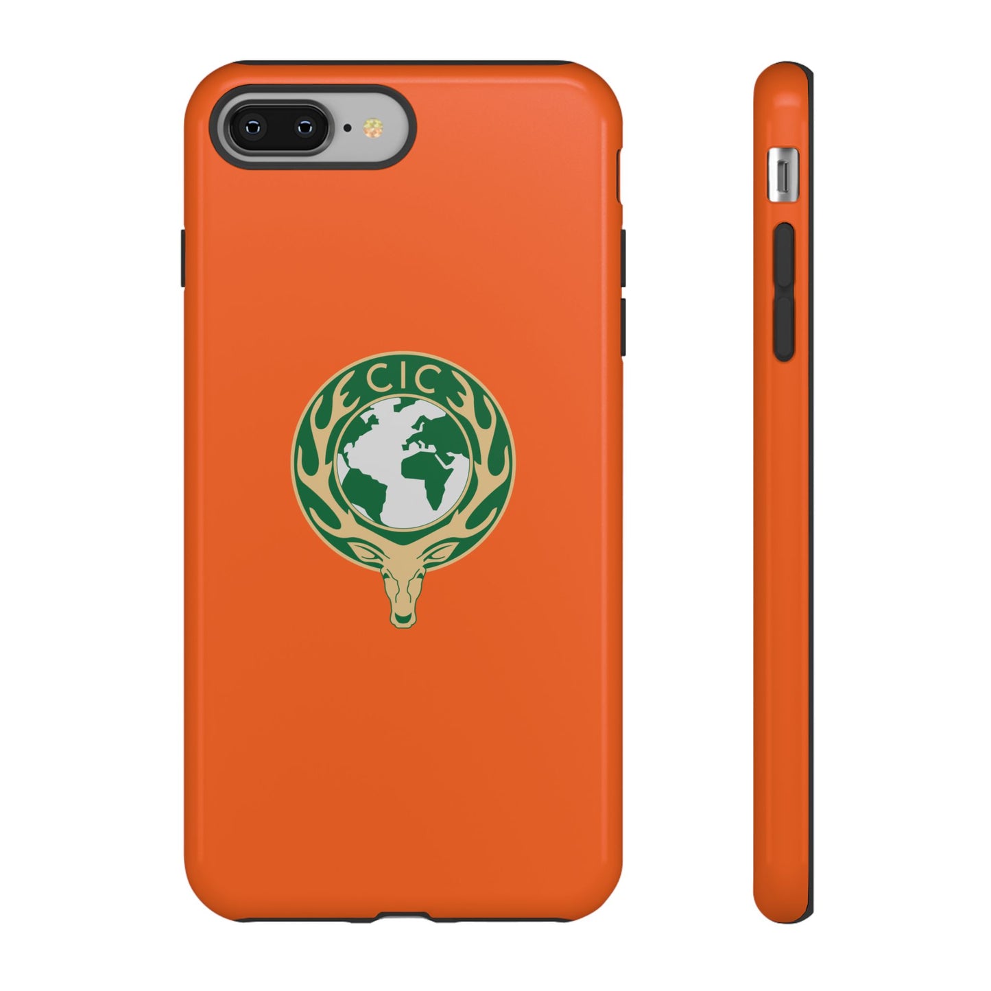 Tough Cases for Adventurers, Eco-Friendly Phone Case, Nature Enthusiast Gift, Vibrant Orange Case, Perfect for Everyday Use