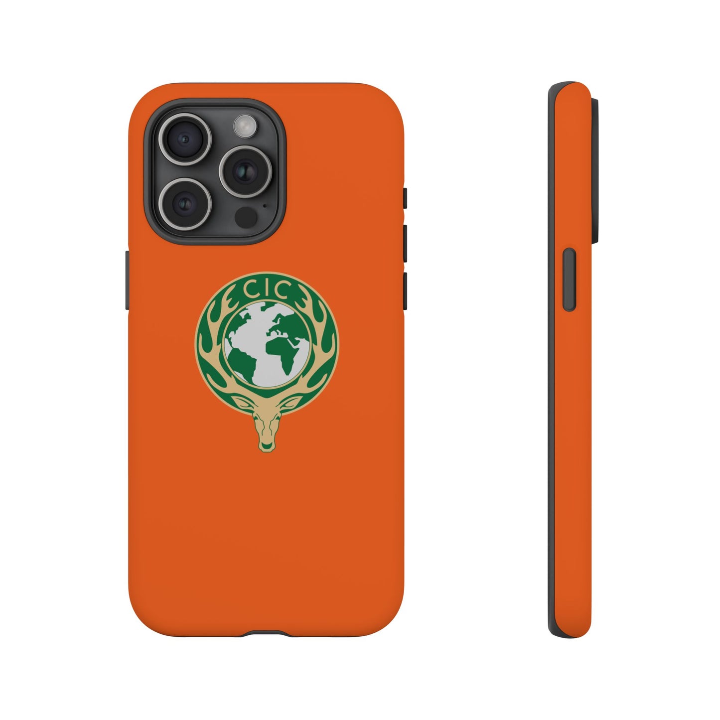 Tough Cases for Adventurers, Eco-Friendly Phone Case, Nature Enthusiast Gift, Vibrant Orange Case, Perfect for Everyday Use