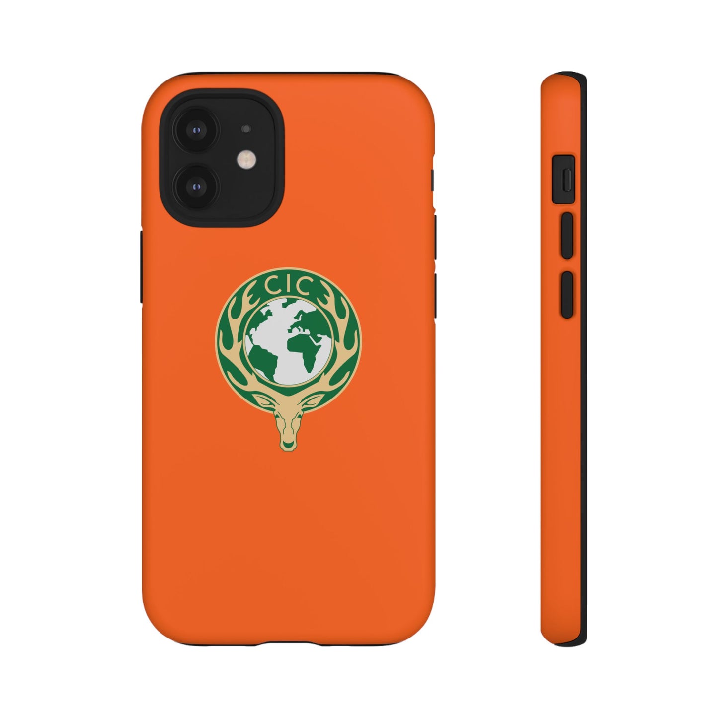 Tough Cases for Adventurers, Eco-Friendly Phone Case, Nature Enthusiast Gift, Vibrant Orange Case, Perfect for Everyday Use