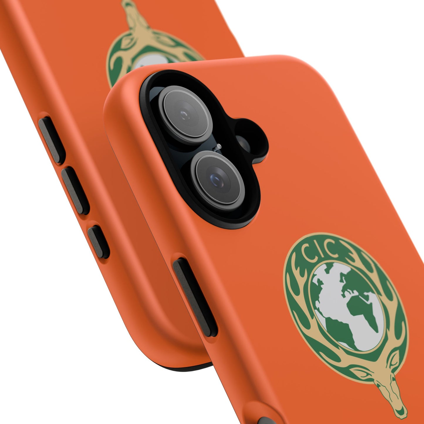 Tough Cases for Adventurers, Eco-Friendly Phone Case, Nature Enthusiast Gift, Vibrant Orange Case, Perfect for Everyday Use