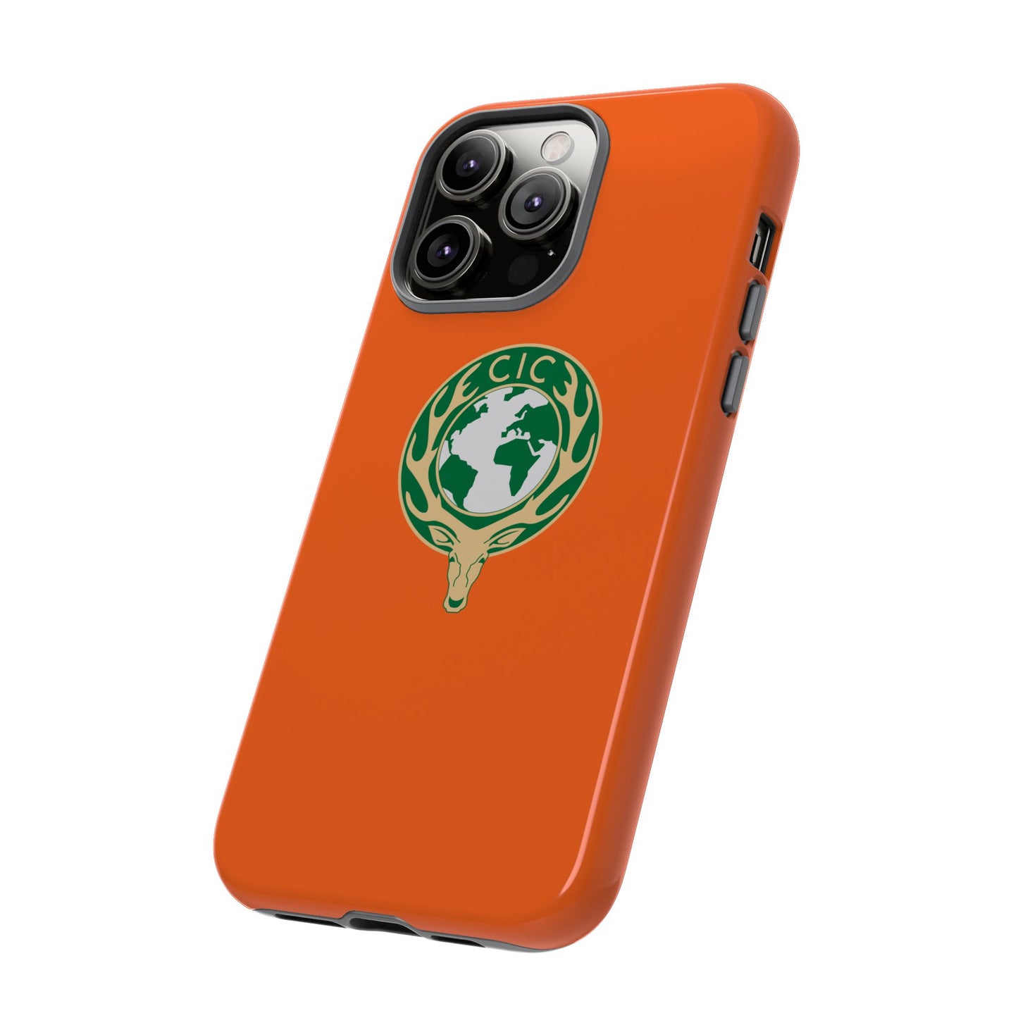 Tough Cases for Adventurers, Eco-Friendly Phone Case, Nature Enthusiast Gift, Vibrant Orange Case, Perfect for Everyday Use