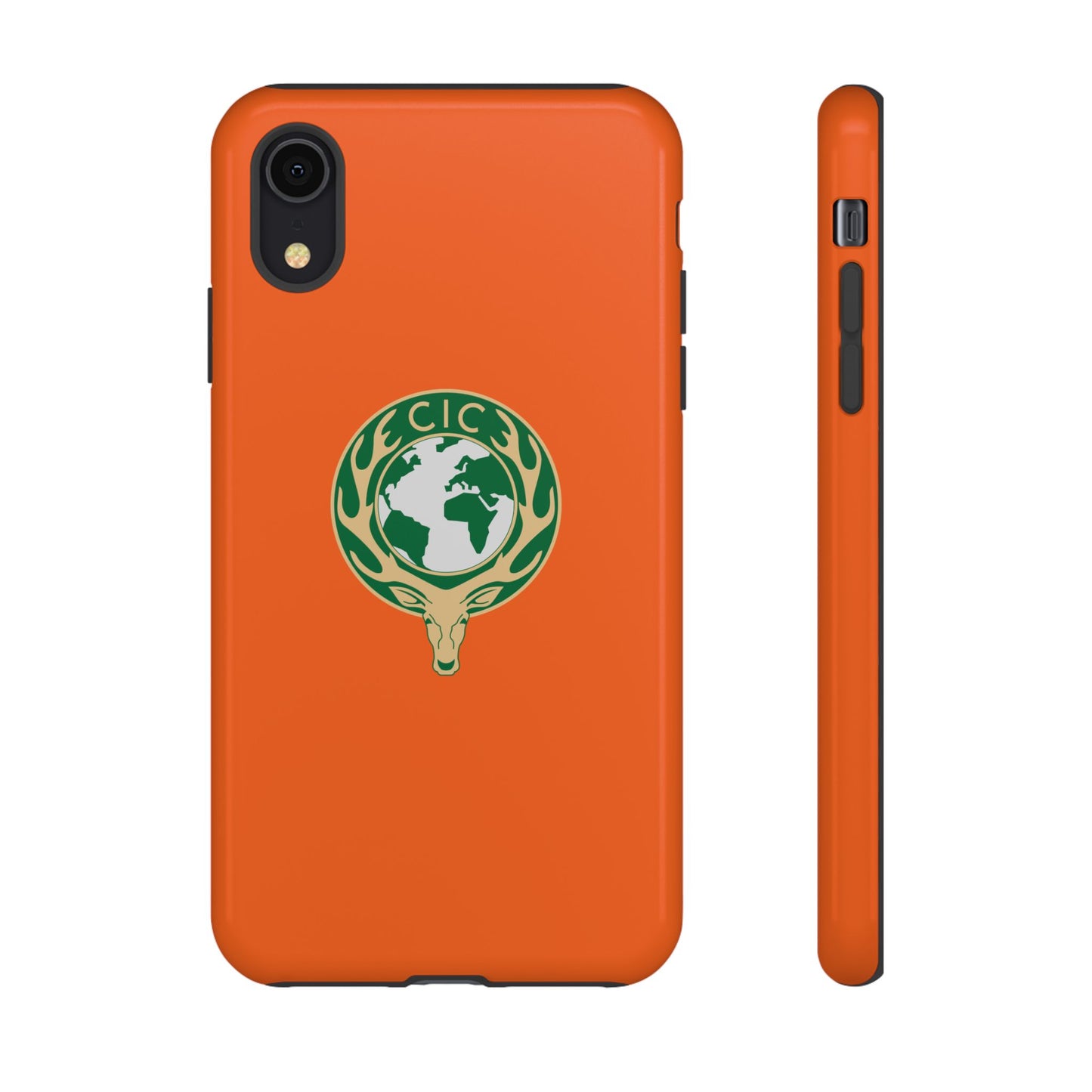 Tough Cases for Adventurers, Eco-Friendly Phone Case, Nature Enthusiast Gift, Vibrant Orange Case, Perfect for Everyday Use