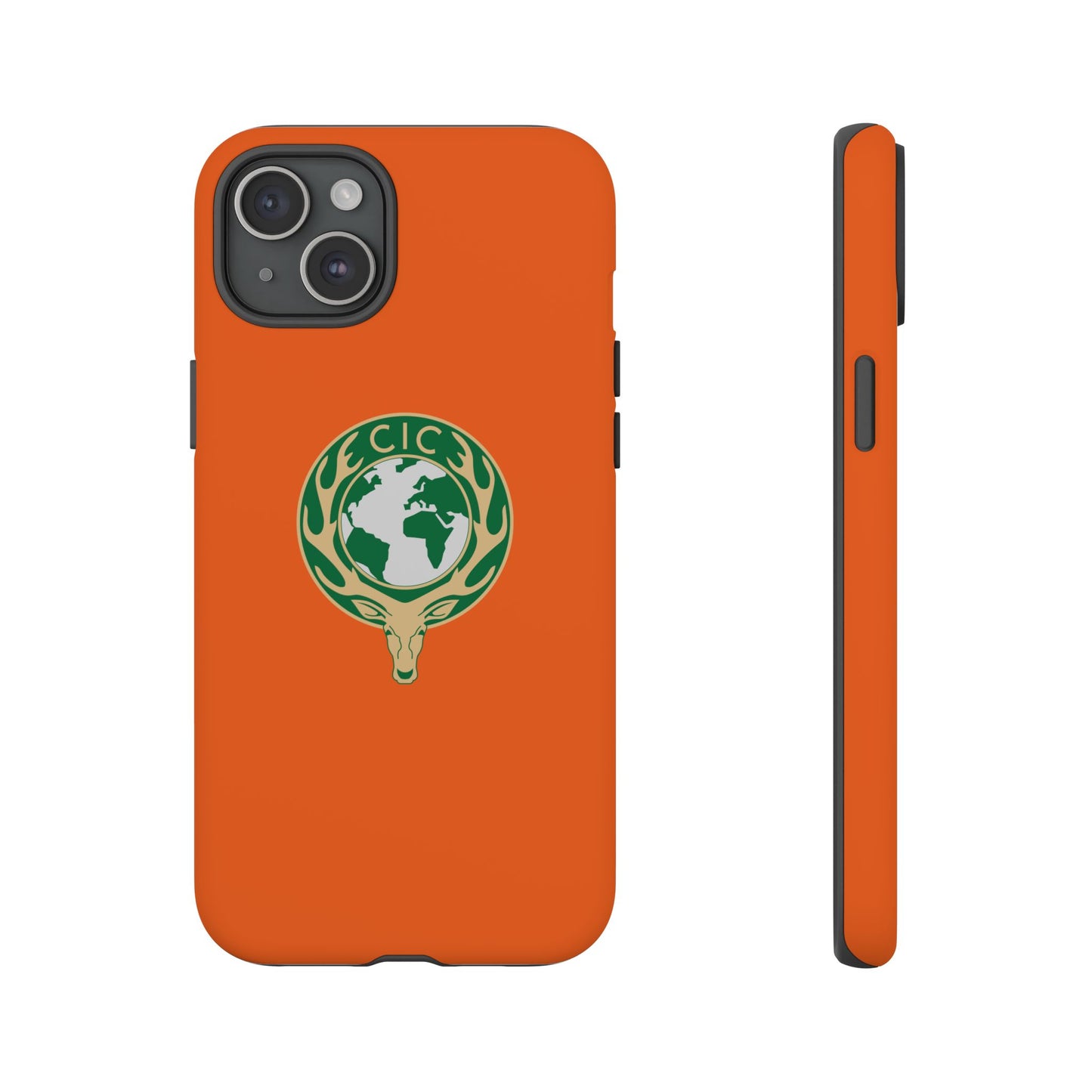 Tough Cases for Adventurers, Eco-Friendly Phone Case, Nature Enthusiast Gift, Vibrant Orange Case, Perfect for Everyday Use