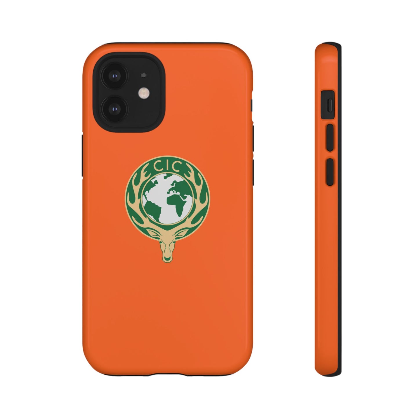 Tough Cases for Adventurers, Eco-Friendly Phone Case, Nature Enthusiast Gift, Vibrant Orange Case, Perfect for Everyday Use