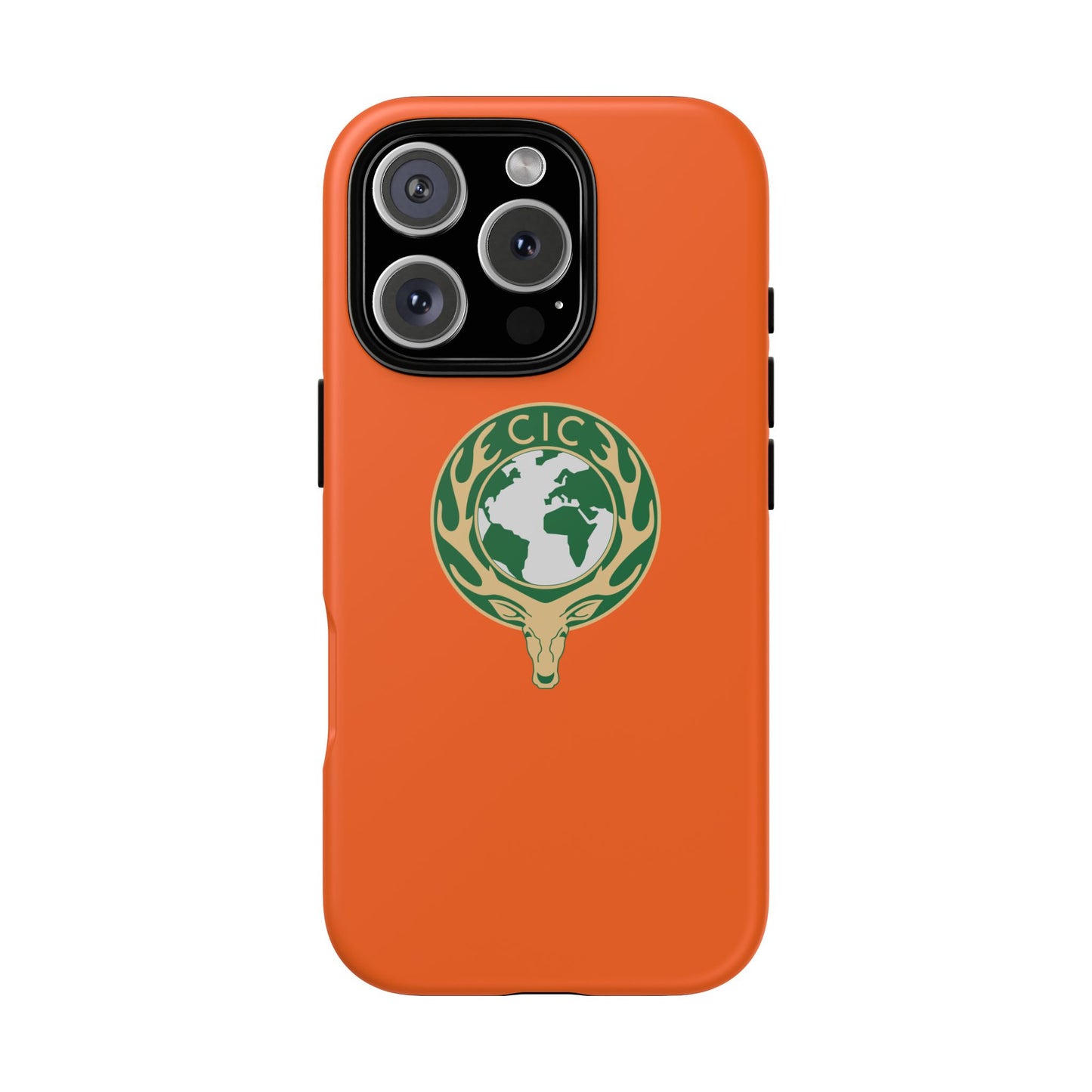 Tough Cases for Adventurers, Eco-Friendly Phone Case, Nature Enthusiast Gift, Vibrant Orange Case, Perfect for Everyday Use
