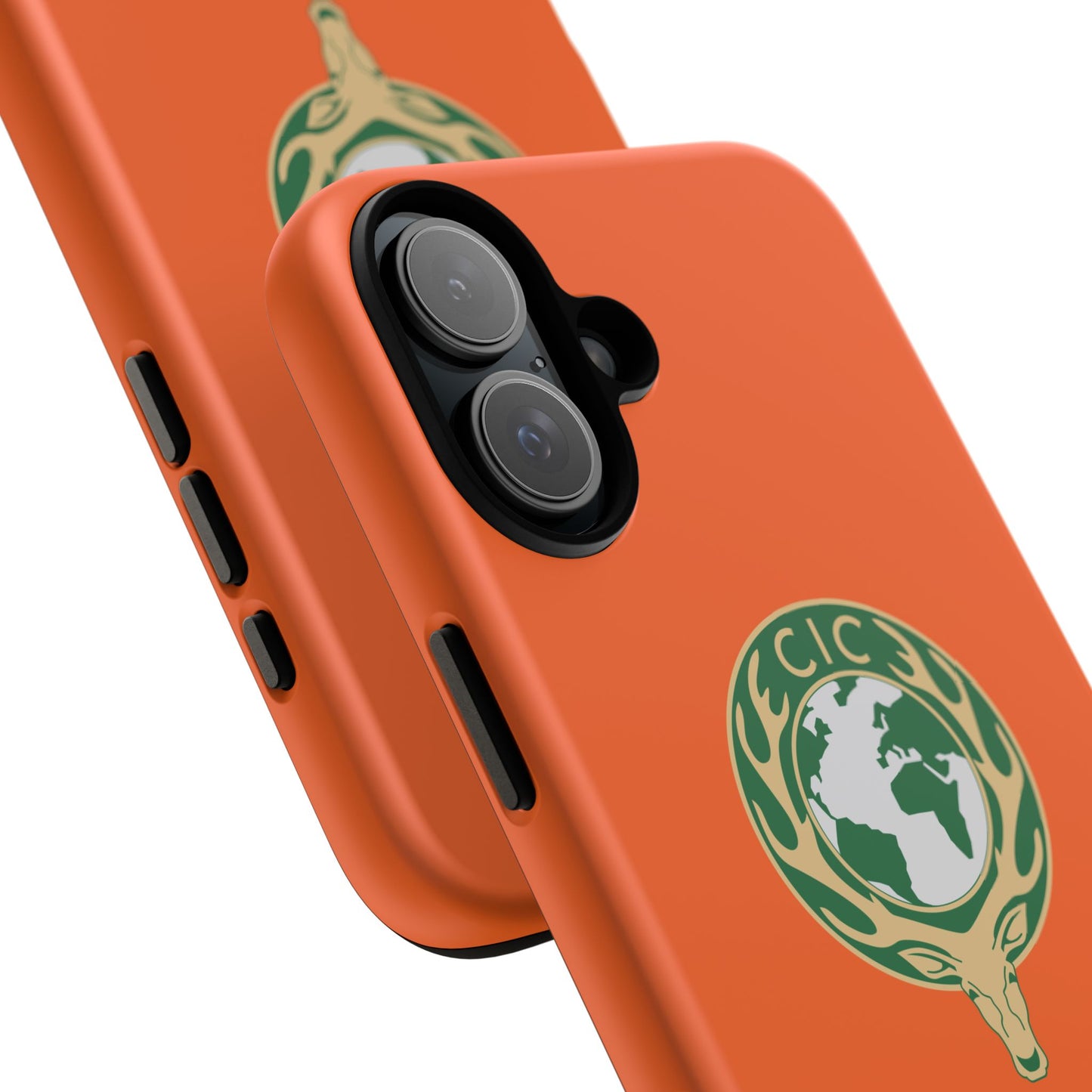 Tough Cases for Adventurers, Eco-Friendly Phone Case, Nature Enthusiast Gift, Vibrant Orange Case, Perfect for Everyday Use