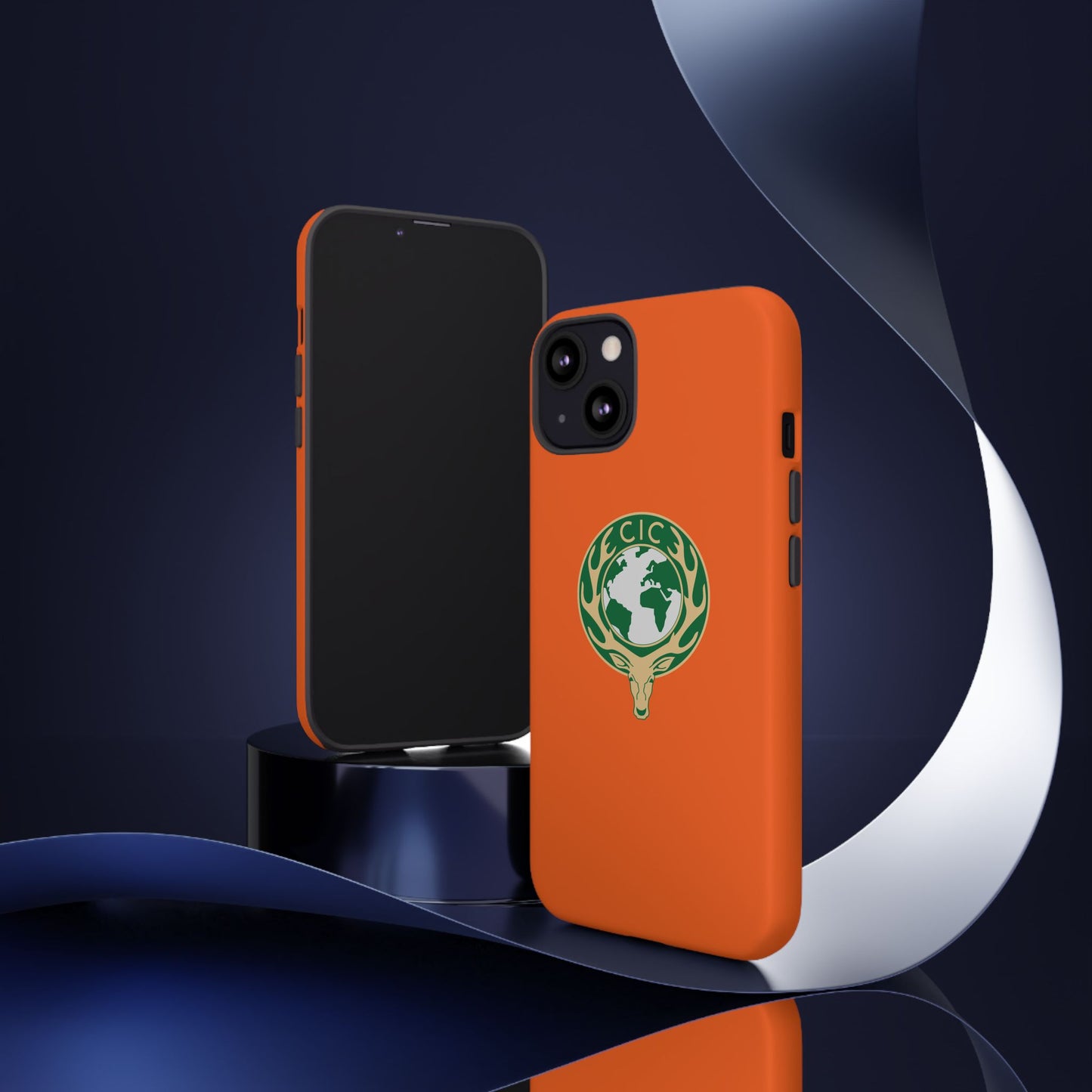 Tough Cases for Adventurers, Eco-Friendly Phone Case, Nature Enthusiast Gift, Vibrant Orange Case, Perfect for Everyday Use