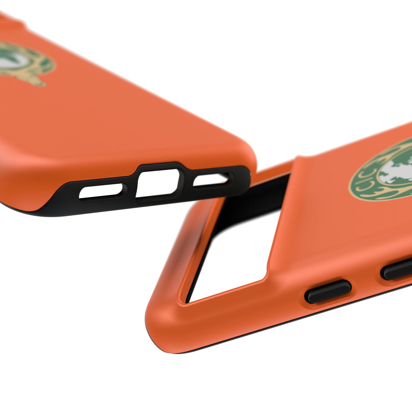 Tough Cases for Adventurers, Eco-Friendly Phone Case, Nature Enthusiast Gift, Vibrant Orange Case, Perfect for Everyday Use