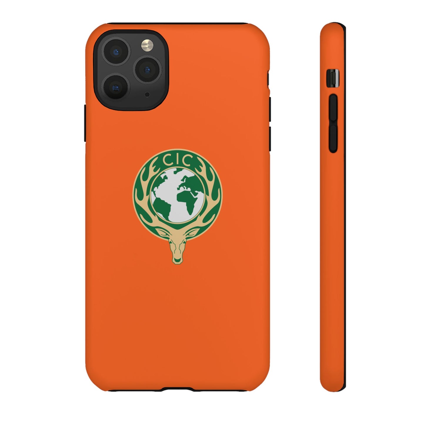Tough Cases for Adventurers, Eco-Friendly Phone Case, Nature Enthusiast Gift, Vibrant Orange Case, Perfect for Everyday Use