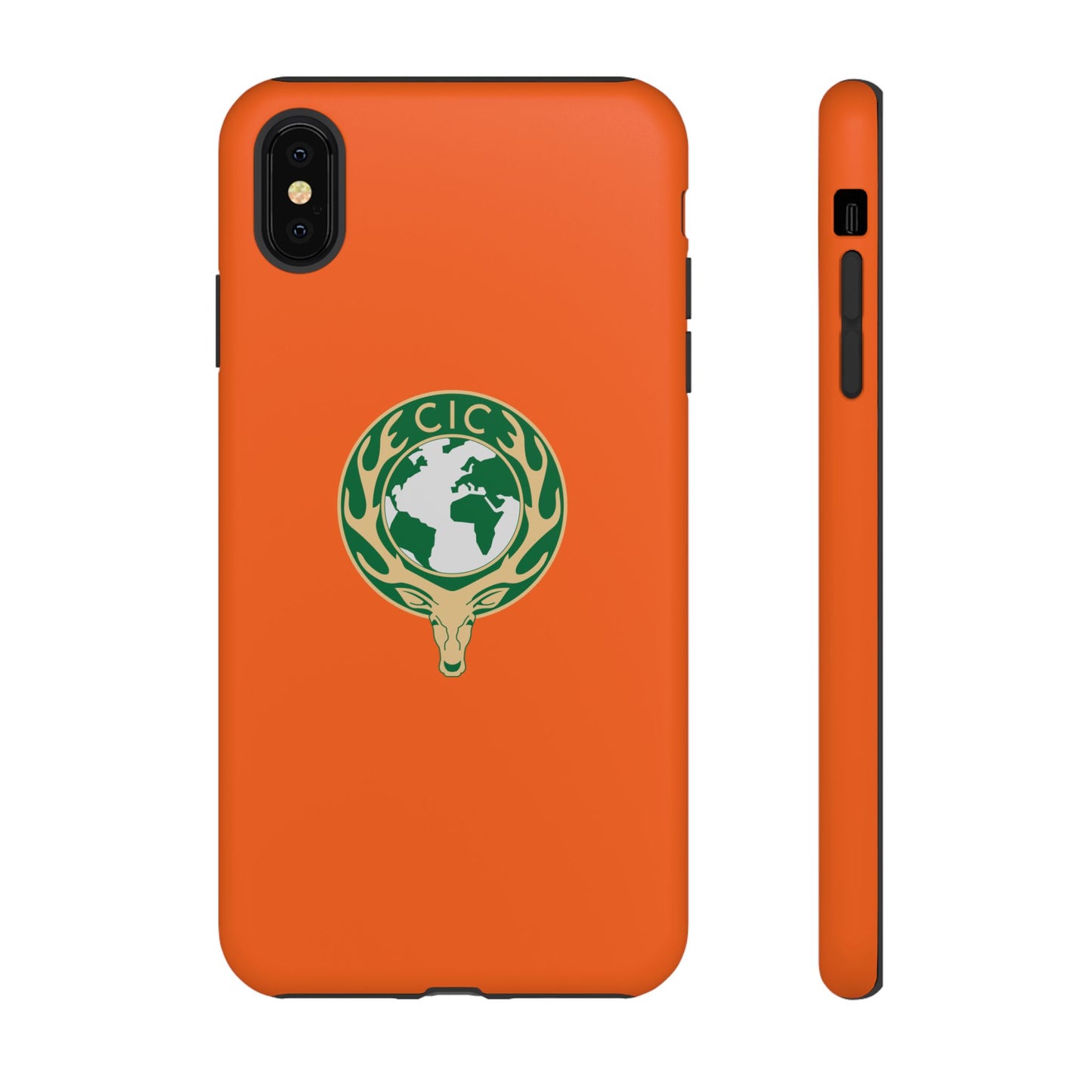 Tough Cases for Adventurers, Eco-Friendly Phone Case, Nature Enthusiast Gift, Vibrant Orange Case, Perfect for Everyday Use
