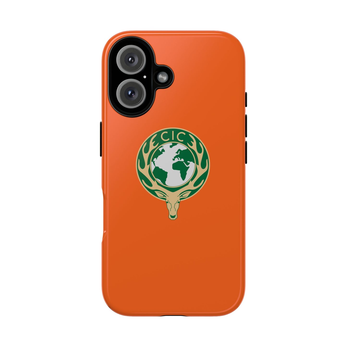 Tough Cases for Adventurers, Eco-Friendly Phone Case, Nature Enthusiast Gift, Vibrant Orange Case, Perfect for Everyday Use