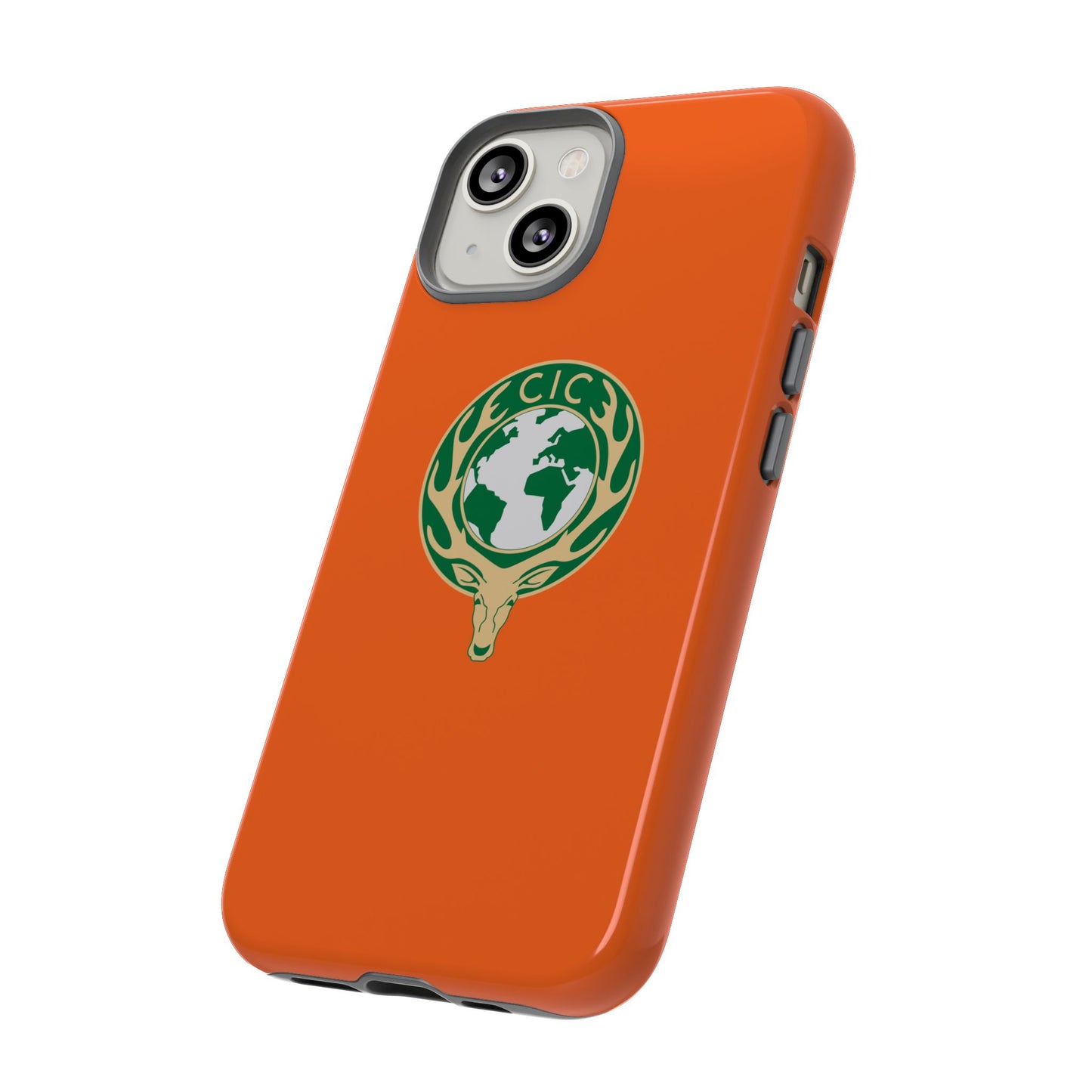 Tough Cases for Adventurers, Eco-Friendly Phone Case, Nature Enthusiast Gift, Vibrant Orange Case, Perfect for Everyday Use