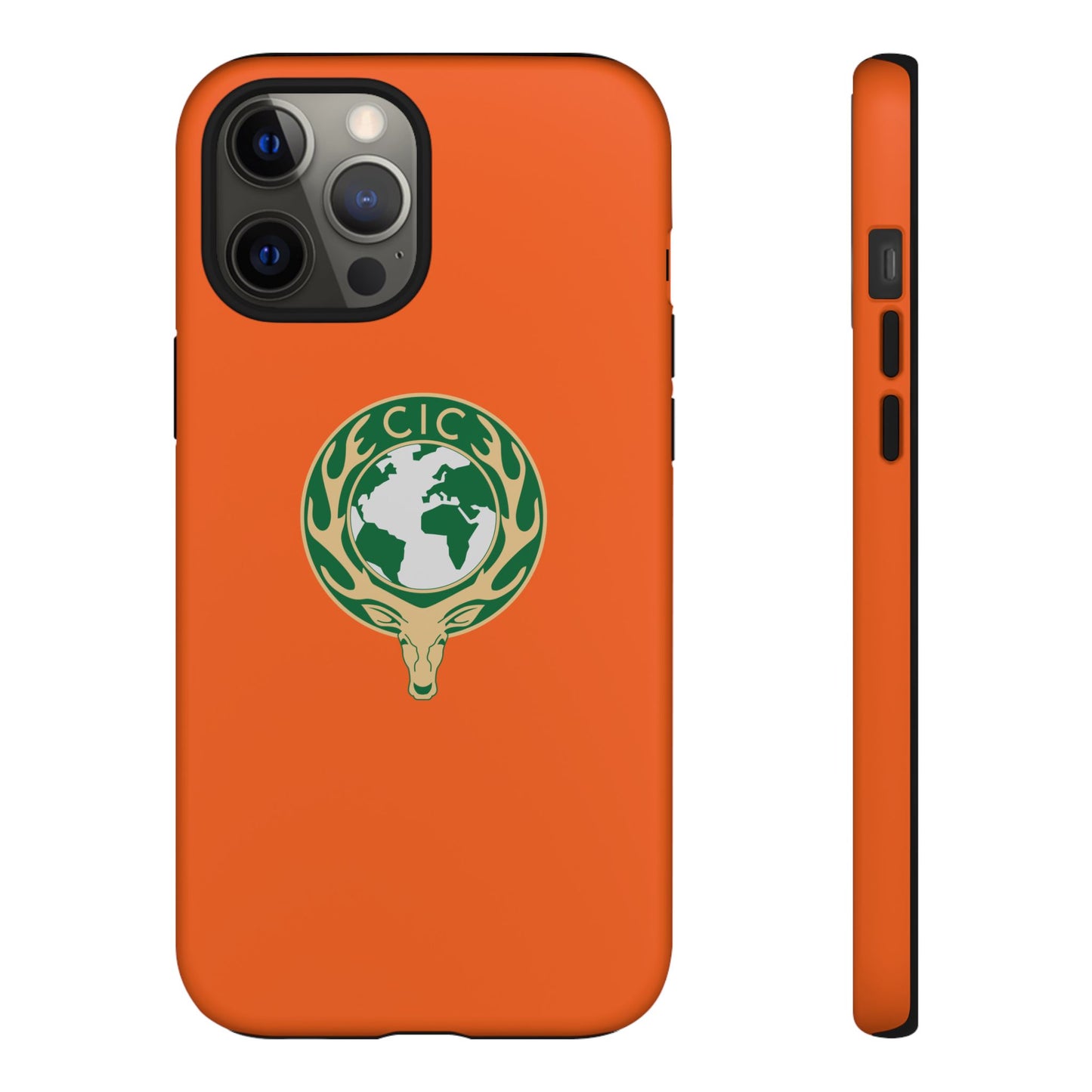 Tough Cases for Adventurers, Eco-Friendly Phone Case, Nature Enthusiast Gift, Vibrant Orange Case, Perfect for Everyday Use