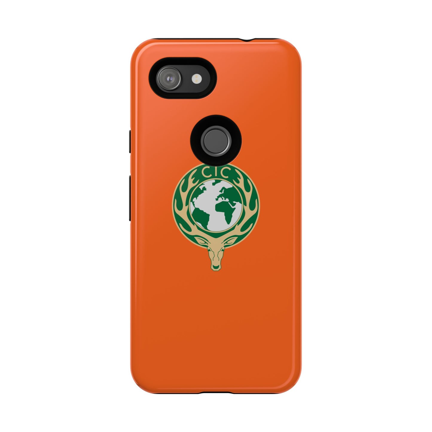 Tough Cases for Adventurers, Eco-Friendly Phone Case, Nature Enthusiast Gift, Vibrant Orange Case, Perfect for Everyday Use