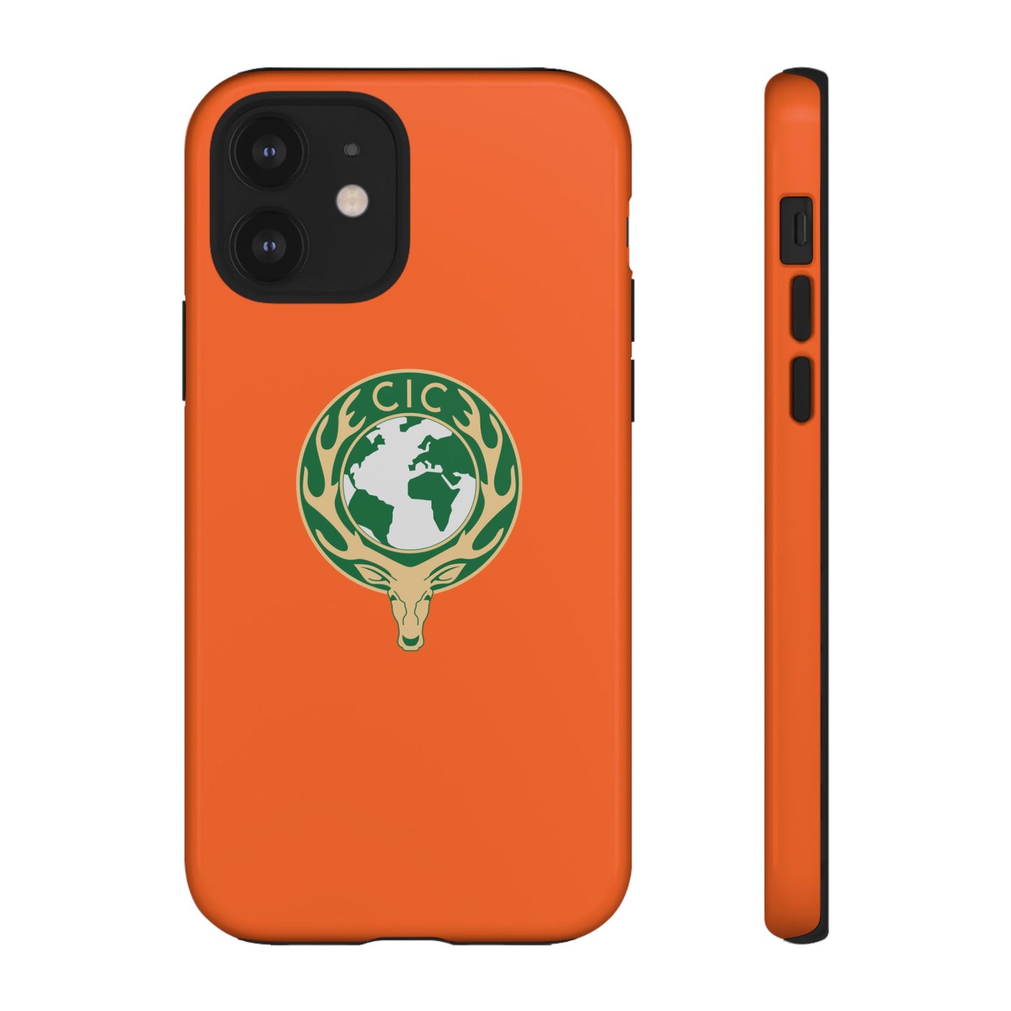 Tough Cases for Adventurers, Eco-Friendly Phone Case, Nature Enthusiast Gift, Vibrant Orange Case, Perfect for Everyday Use