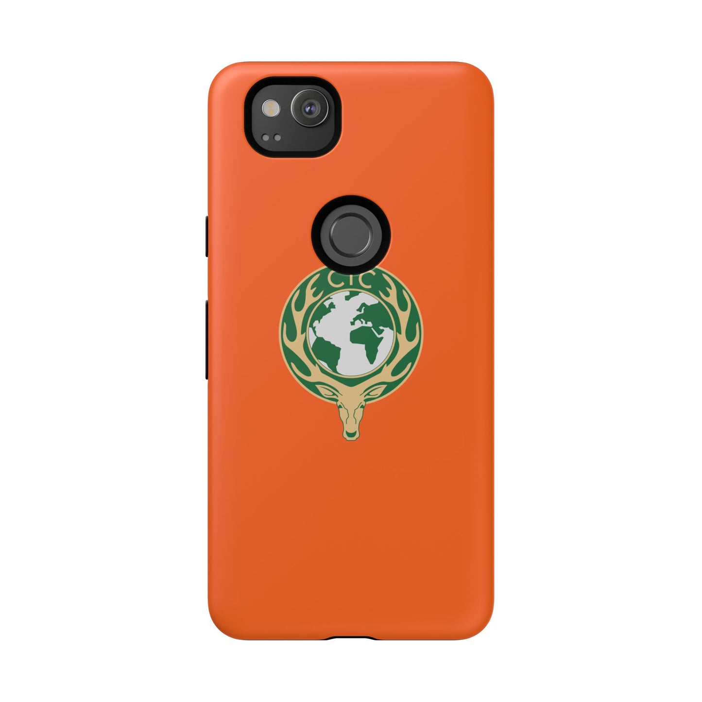 Tough Cases for Adventurers, Eco-Friendly Phone Case, Nature Enthusiast Gift, Vibrant Orange Case, Perfect for Everyday Use