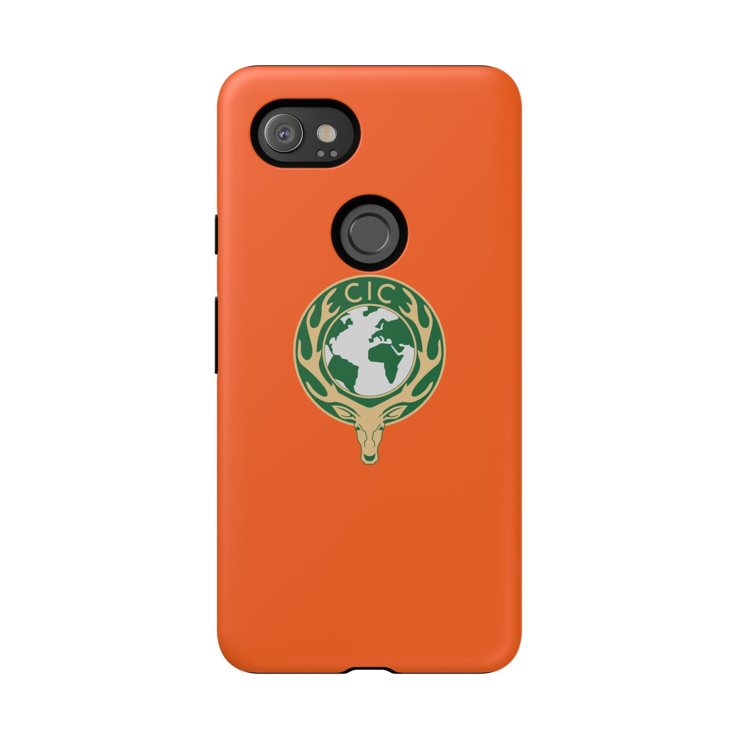 Tough Cases for Adventurers, Eco-Friendly Phone Case, Nature Enthusiast Gift, Vibrant Orange Case, Perfect for Everyday Use