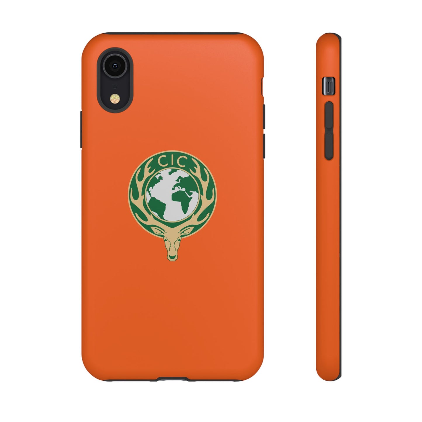 Tough Cases for Adventurers, Eco-Friendly Phone Case, Nature Enthusiast Gift, Vibrant Orange Case, Perfect for Everyday Use