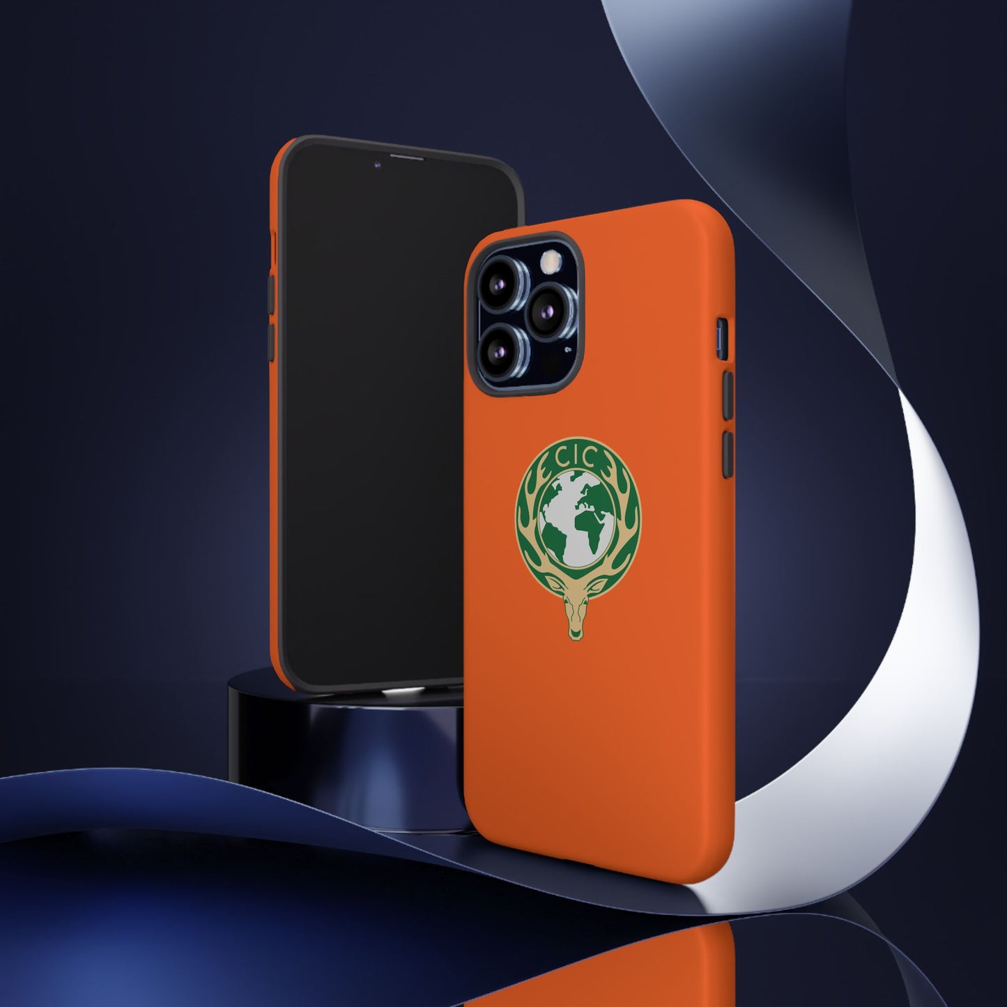 Tough Cases for Adventurers, Eco-Friendly Phone Case, Nature Enthusiast Gift, Vibrant Orange Case, Perfect for Everyday Use
