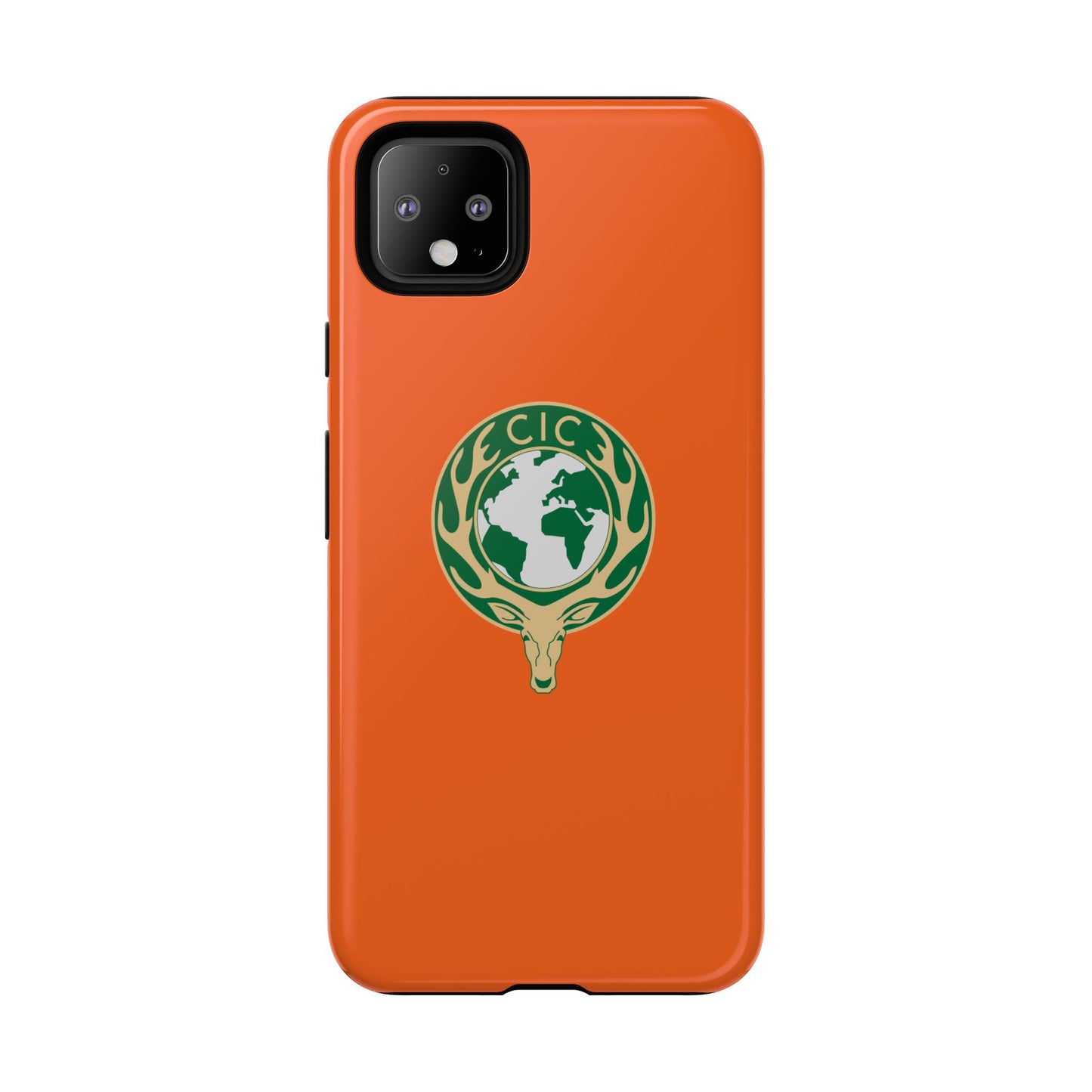 Tough Cases for Adventurers, Eco-Friendly Phone Case, Nature Enthusiast Gift, Vibrant Orange Case, Perfect for Everyday Use