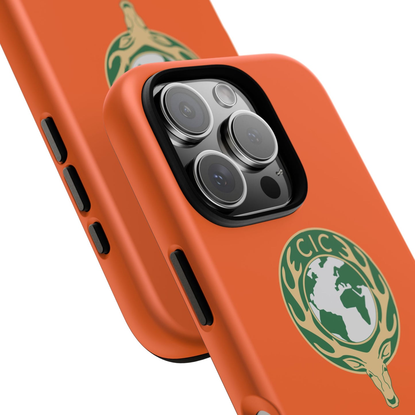Tough Cases for Adventurers, Eco-Friendly Phone Case, Nature Enthusiast Gift, Vibrant Orange Case, Perfect for Everyday Use