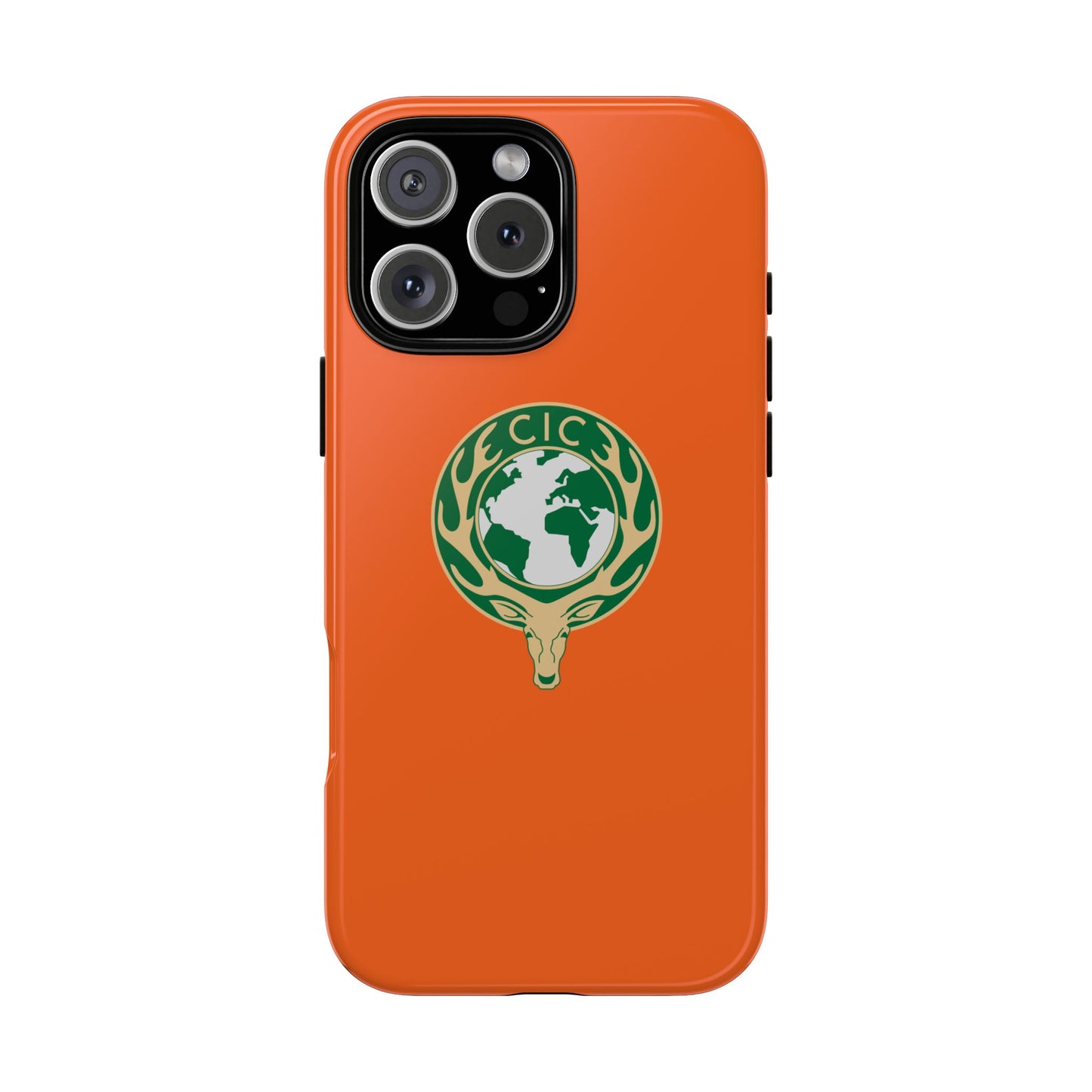 Tough Cases for Adventurers, Eco-Friendly Phone Case, Nature Enthusiast Gift, Vibrant Orange Case, Perfect for Everyday Use