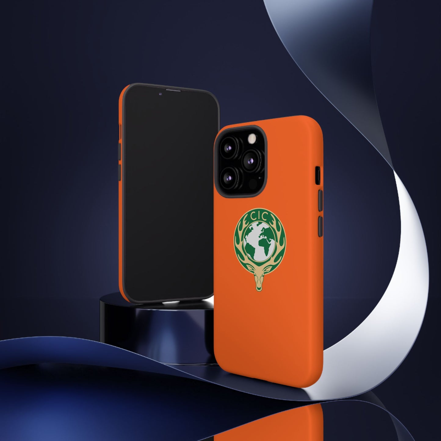 Tough Cases for Adventurers, Eco-Friendly Phone Case, Nature Enthusiast Gift, Vibrant Orange Case, Perfect for Everyday Use