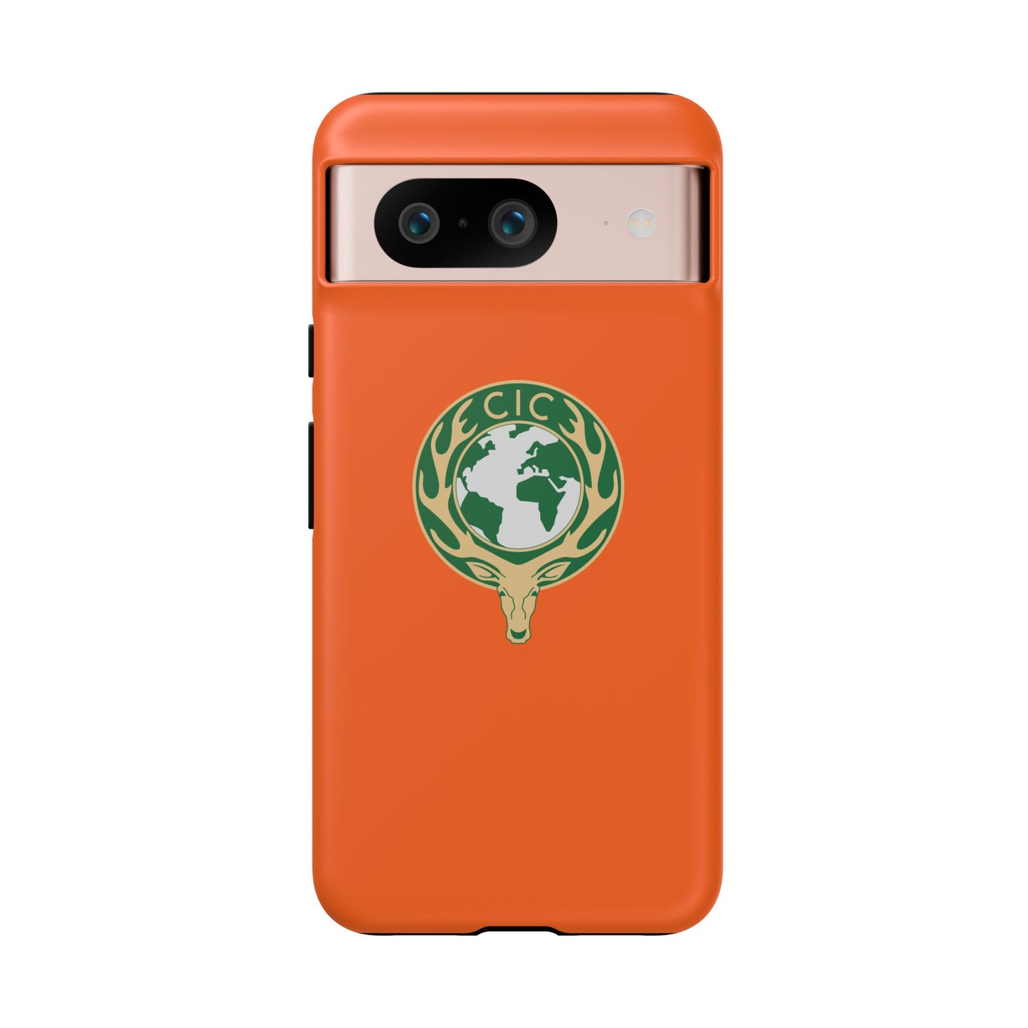 Tough Cases for Adventurers, Eco-Friendly Phone Case, Nature Enthusiast Gift, Vibrant Orange Case, Perfect for Everyday Use