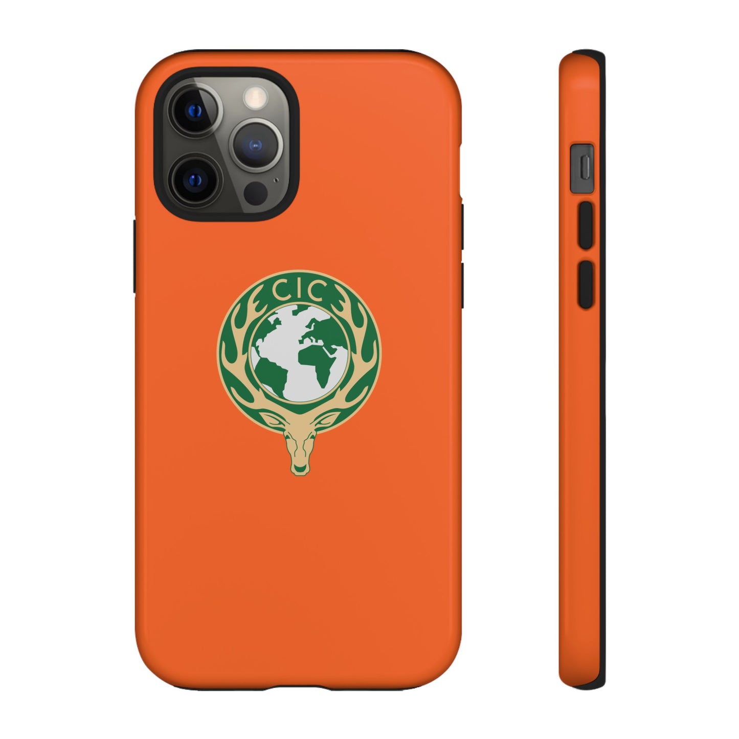 Tough Cases for Adventurers, Eco-Friendly Phone Case, Nature Enthusiast Gift, Vibrant Orange Case, Perfect for Everyday Use