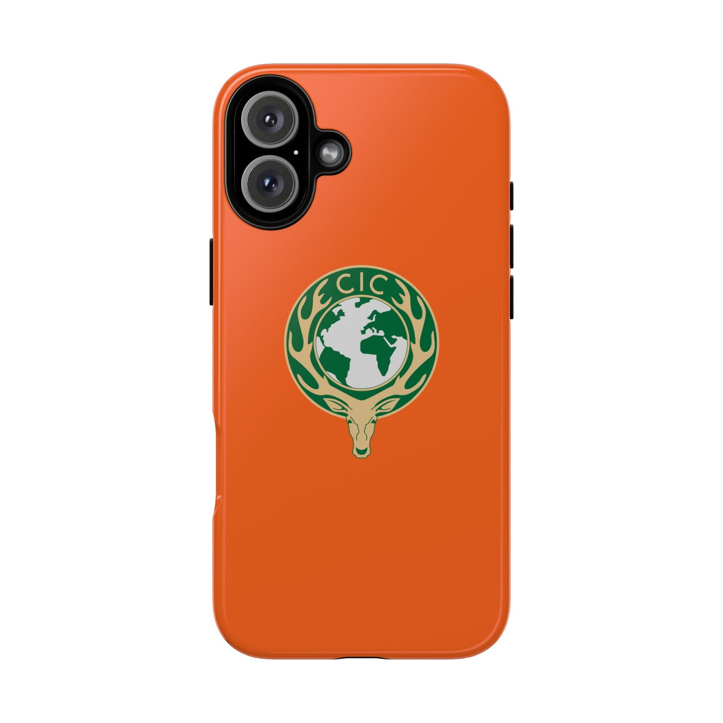 Tough Cases for Adventurers, Eco-Friendly Phone Case, Nature Enthusiast Gift, Vibrant Orange Case, Perfect for Everyday Use
