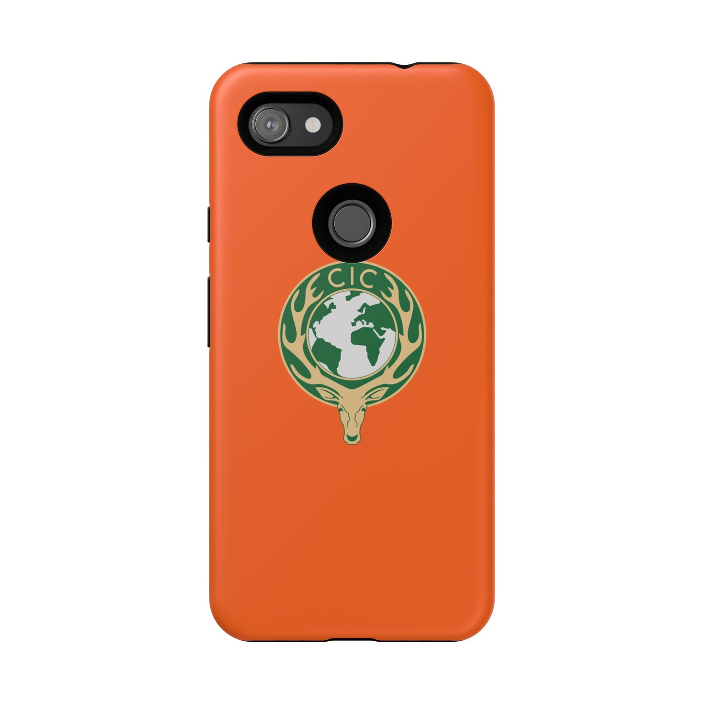 Tough Cases for Adventurers, Eco-Friendly Phone Case, Nature Enthusiast Gift, Vibrant Orange Case, Perfect for Everyday Use