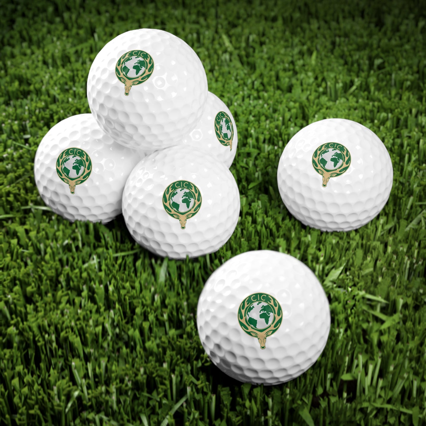 CIC Eco-Friendly Golf Balls Set - 6 Pack