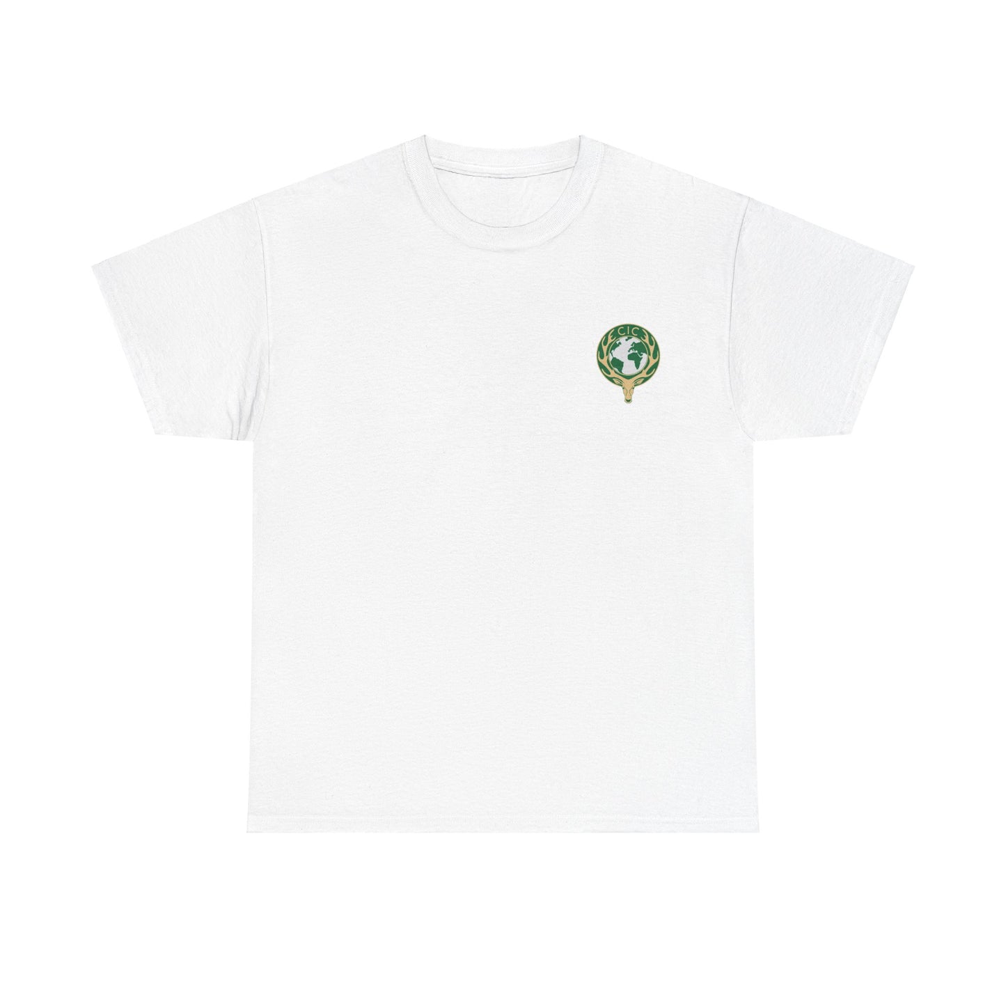 CIC Eco-Friendly Unisex Heavy Cotton Tee with Nature Emblem