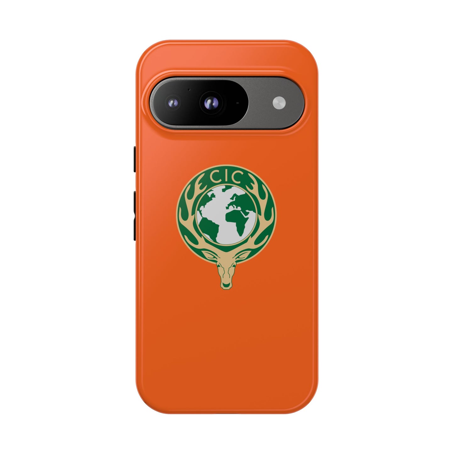Tough Cases for Adventurers, Eco-Friendly Phone Case, Nature Enthusiast Gift, Vibrant Orange Case, Perfect for Everyday Use